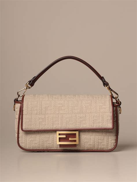 fendi baguette shoulder bag|fendi detachable shoulder handbags.